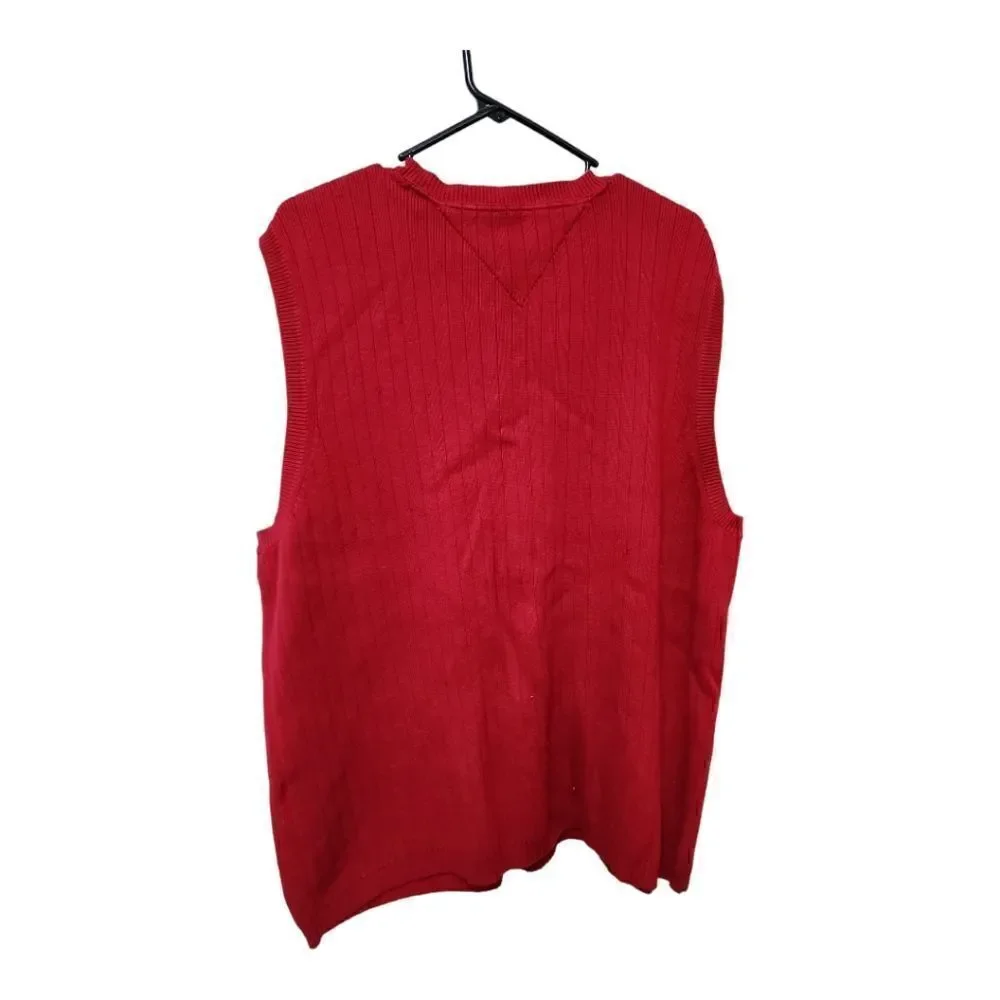 204 - Vintage Tommy Hilfiger V-neck Sweater Vest - XL - like new